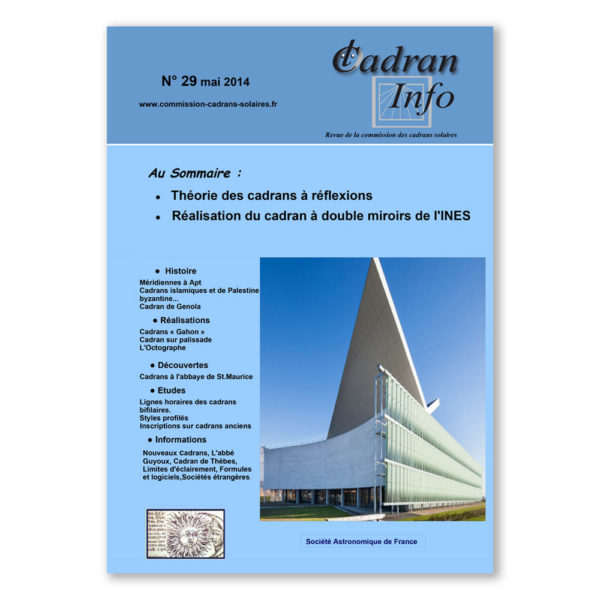 Cadran-Info 29